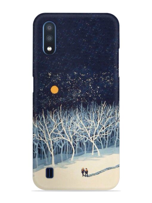 Full Moon Snowshoe Tour Snap Case for Samsung Galaxy M01