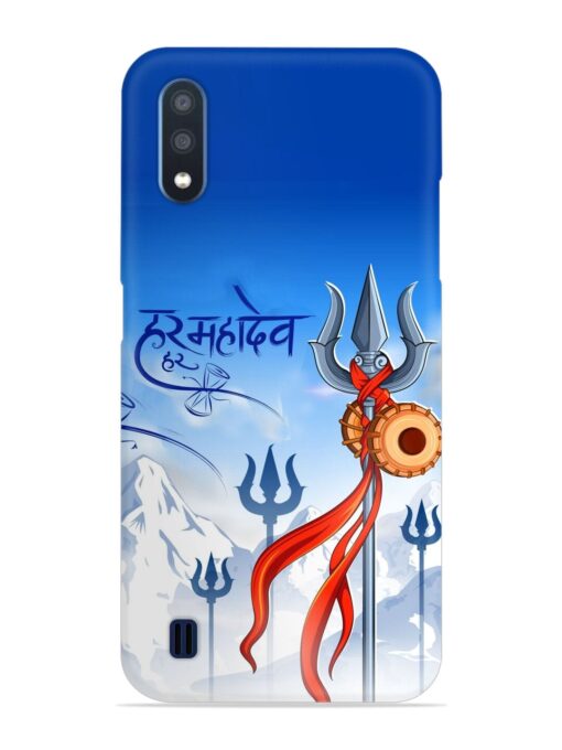 Har Har Mahadev Trishul Snap Case for Samsung Galaxy M01