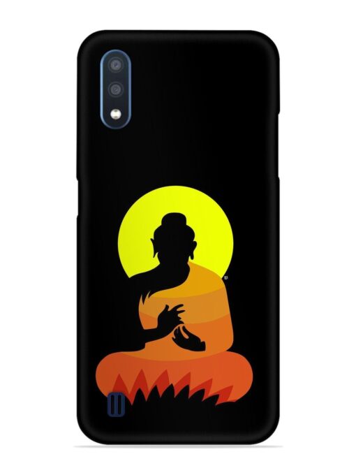 Buddha Art Black Snap Case for Samsung Galaxy M01