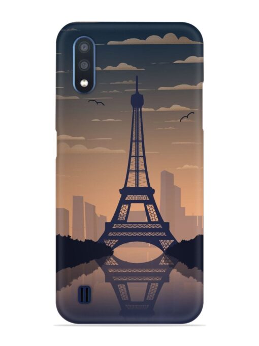 France Paris Eiffel Tower Gradient Snap Case for Samsung Galaxy M01