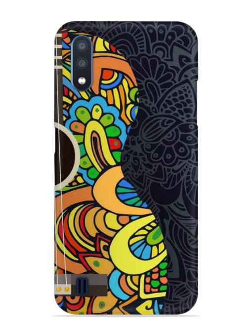 Guitar Vector Art Snap Case for Samsung Galaxy M01