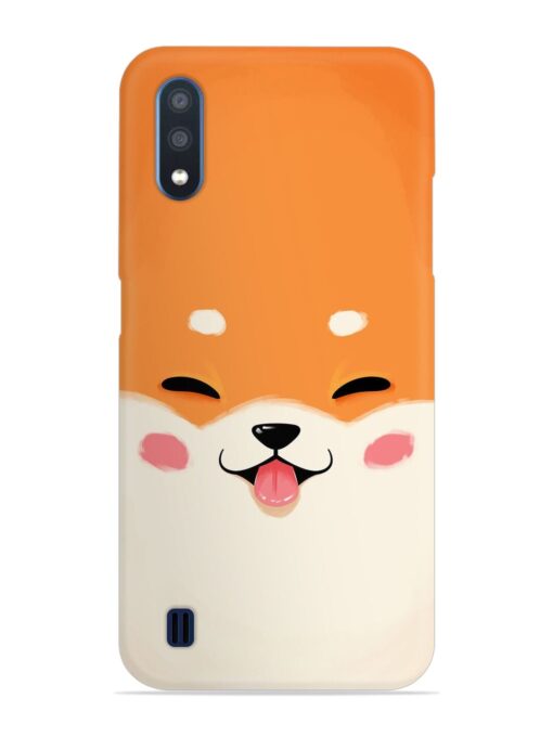 Happy Cat Art Snap Case for Samsung Galaxy M01