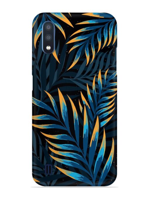 Abstract Leaf Art Snap Case for Samsung Galaxy M01 Zapvi