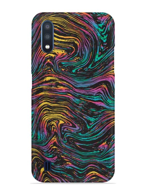 Abstract Liquid Colors Snap Case for Samsung Galaxy M01 Zapvi