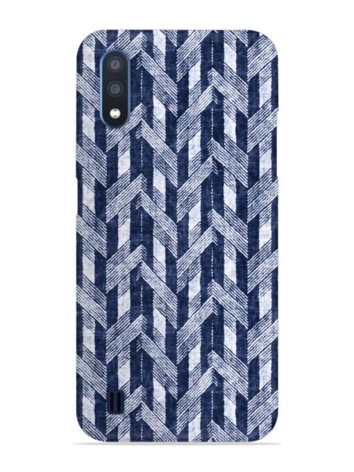 Abstract Herringbone Motif Snap Case for Samsung Galaxy M01 Zapvi