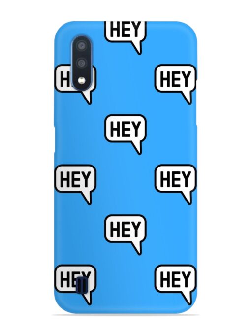 Hey Text Message Snap Case for Samsung Galaxy M01