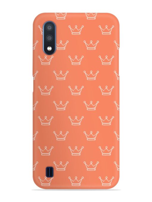 Hand Drawn Crown Snap Case for Samsung Galaxy M01