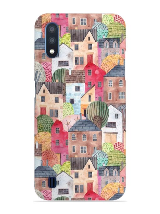 Abstract Seamless Pattern Snap Case for Samsung Galaxy M01 Zapvi