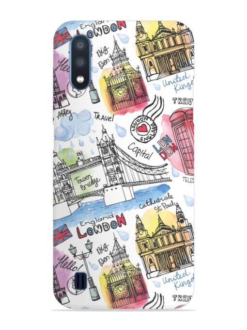 Vector London Landmark Snap Case for Samsung Galaxy M01