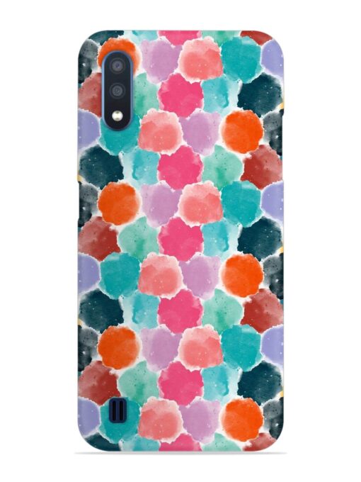 Colorful Seamless Pattern Snap Case for Samsung Galaxy M01