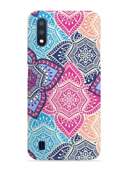 Ethnic Floral Seamless Snap Case for Samsung Galaxy M01