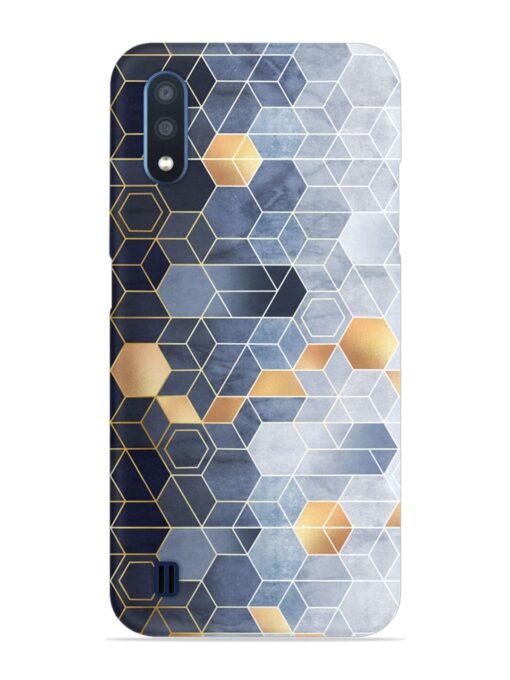 Geometric Abstraction Hexagons Snap Case for Samsung Galaxy M01