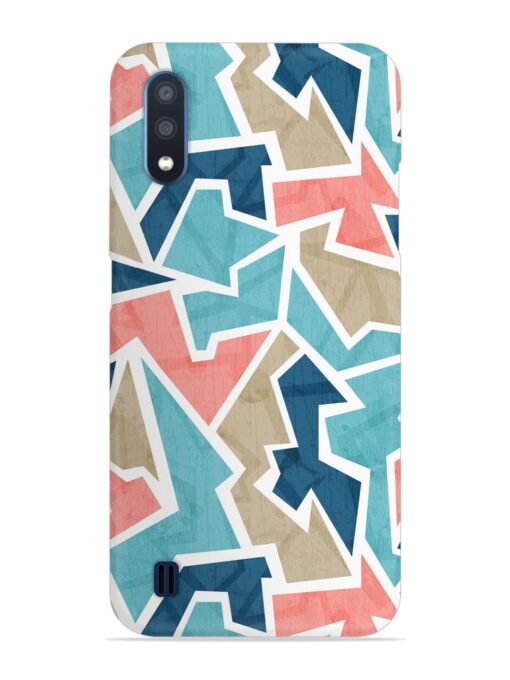 Vintage Geometric Triangle Snap Case for Samsung Galaxy M01