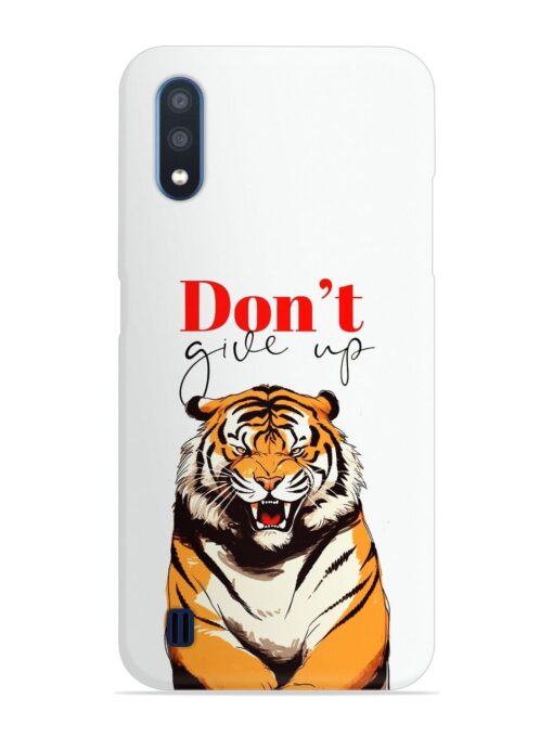 Don'T Give Up Tiger Art Snap Case for Samsung Galaxy M01