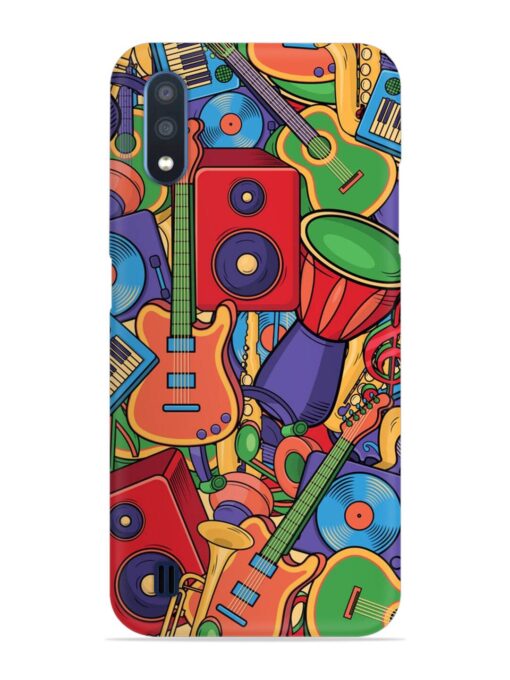 Colorful Music Art Snap Case for Samsung Galaxy M01