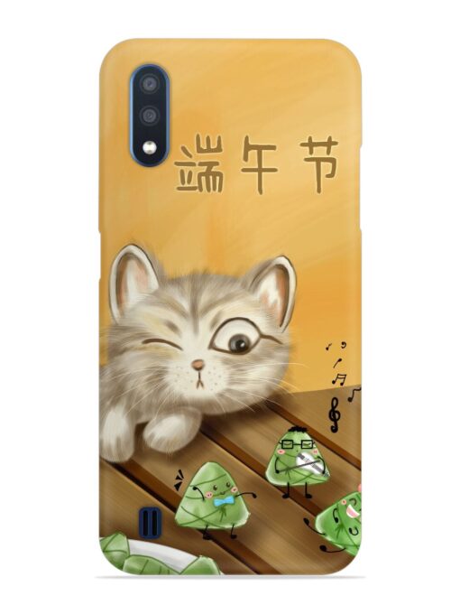 Cat Scorpion Dancing Snap Case for Samsung Galaxy M01