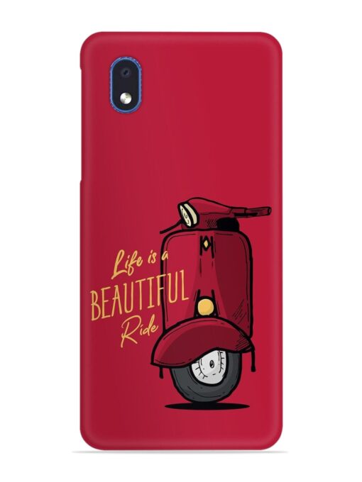 Life Is Beautiful Rides Snap Case for Samsung Galaxy M01 Core