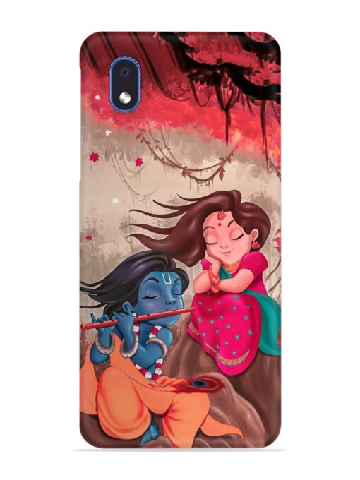 Radhe Krishna Water Art Snap Case for Samsung Galaxy M01 Core Zapvi