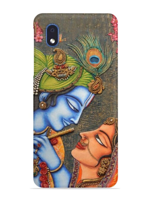 Lord Radha Krishna Flute Art Snap Case for Samsung Galaxy M01 Core