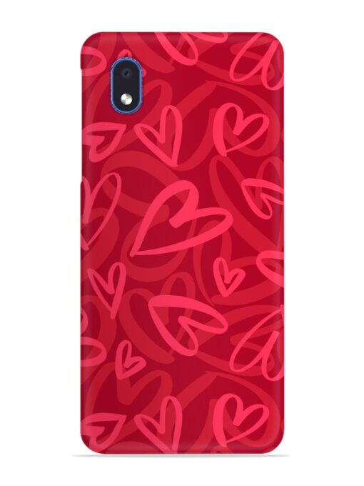 Seamless Romantic Pattern Snap Case for Samsung Galaxy M01 Core