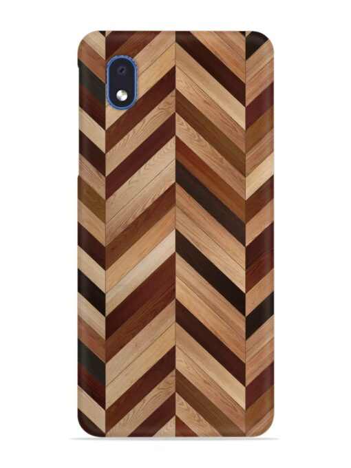 Seamless Wood Parquet Snap Case for Samsung Galaxy M01 Core