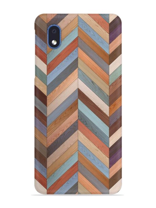 Seamless Wood Parquet Snap Case for Samsung Galaxy M01 Core