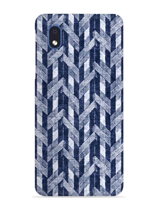 Abstract Herringbone Motif Snap Case for Samsung Galaxy M01 Core Zapvi