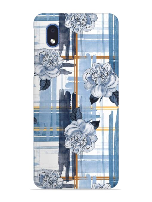 Watercolor Pattern Rose Snap Case for Samsung Galaxy M01 Core