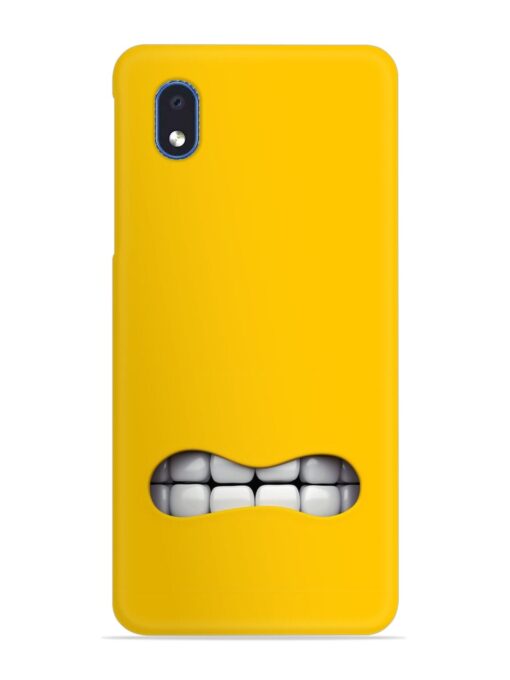 Mouth Character On Snap Case for Samsung Galaxy M01 Core