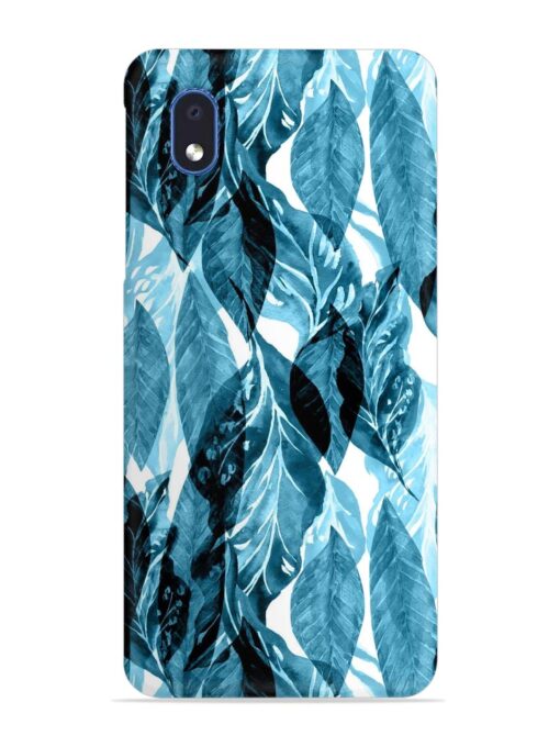 Leaves Pattern Jungle Snap Case for Samsung Galaxy M01 Core