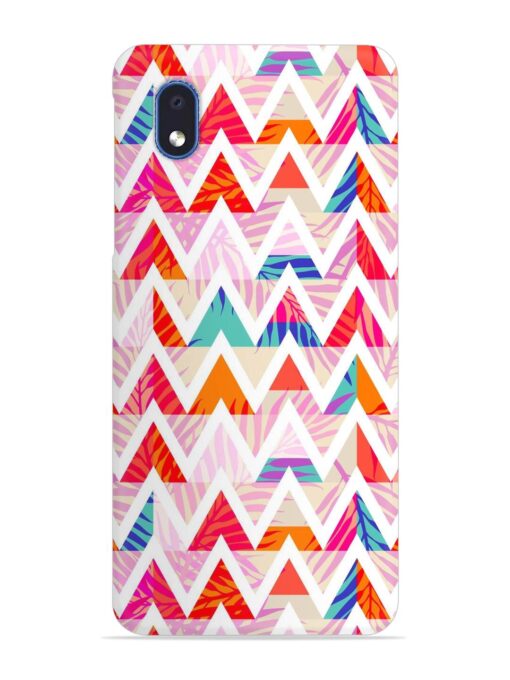 Abstract Triangle Background Snap Case for Samsung Galaxy M01 Core