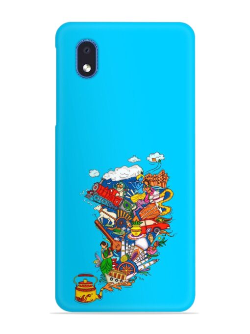 Vector Design Indian Snap Case for Samsung Galaxy M01 Core