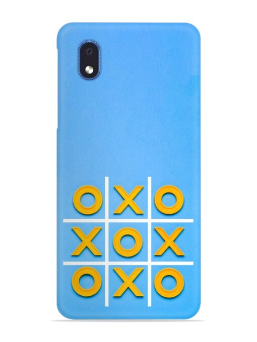 Yellow Plastic Crosses Snap Case for Samsung Galaxy M01 Core