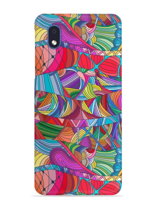 Seamless Patterns Hand Drawn Snap Case for Samsung Galaxy M01 Core