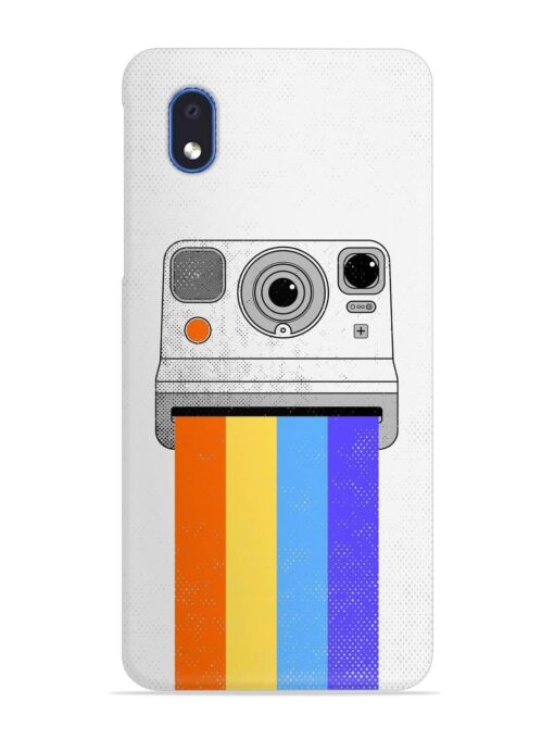 Retro Camera Art Snap Case for Samsung Galaxy M01 Core