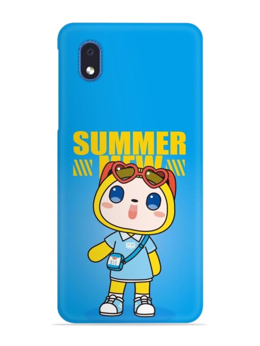 Summer Mew Cartoon Snap Case for Samsung Galaxy M01 Core