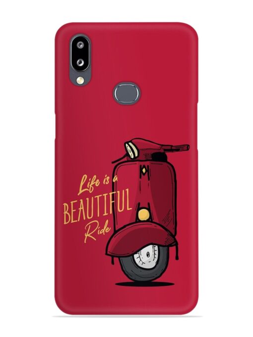 Life Is Beautiful Rides Snap Case for Samsung Galaxy M01S Zapvi