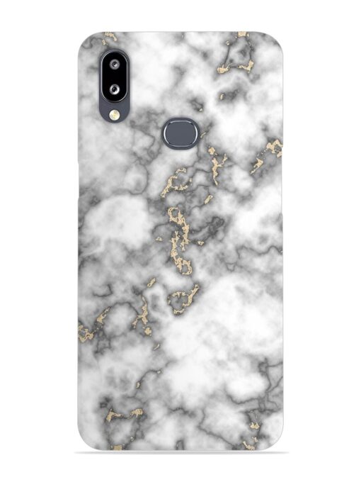 Gray And Gold Marble Snap Case for Samsung Galaxy M01S Zapvi