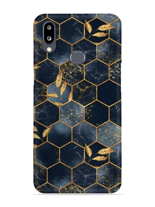 Marble Hexagon Seamless Snap Case for Samsung Galaxy M01S Zapvi