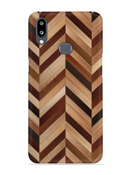 Seamless Wood Parquet Snap Case for Samsung Galaxy M01S Zapvi