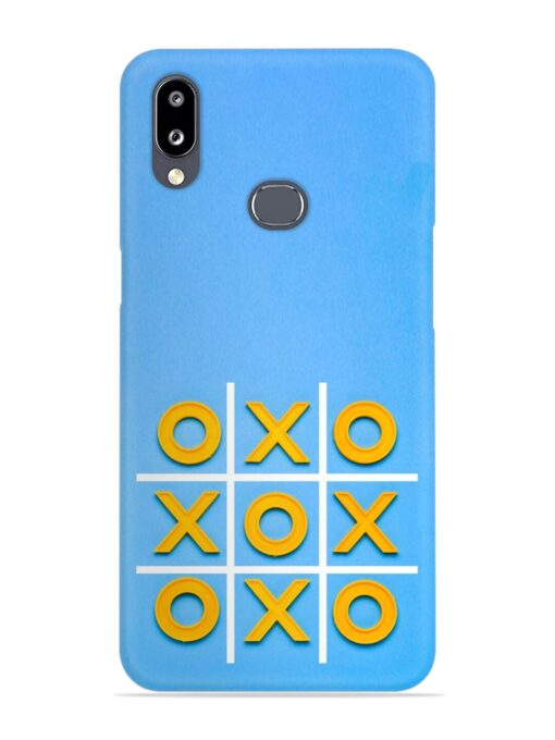 Yellow Plastic Crosses Snap Case for Samsung Galaxy M01S Zapvi