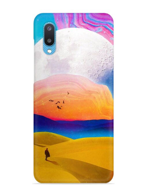 Sandy Desert Snap Case for Samsung Galaxy M02 Zapvi