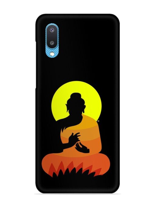 Buddha Art Black Snap Case for Samsung Galaxy M02