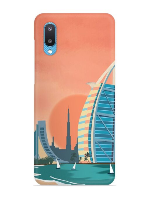 Dubai Architectural Scenery Snap Case for Samsung Galaxy M02