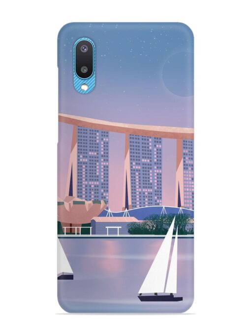 Singapore Scenery Architecture Snap Case for Samsung Galaxy M02 Zapvi