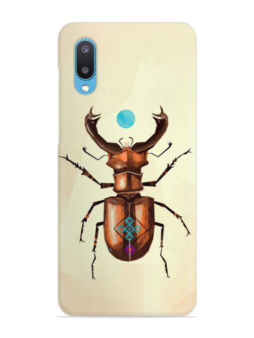 Stag Beetle Vector Snap Case for Samsung Galaxy M02