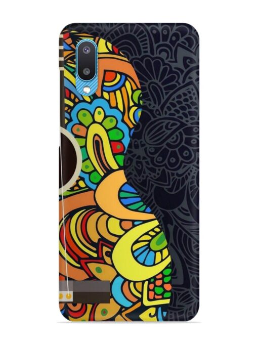 Guitar Vector Art Snap Case for Samsung Galaxy M02 Zapvi