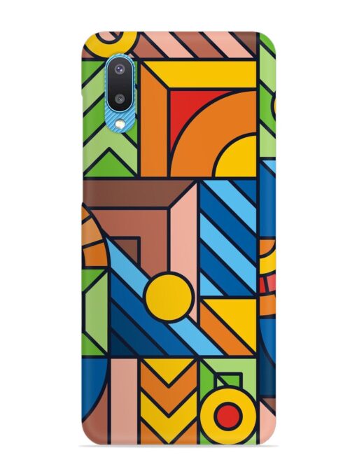 Colorful Geometric Snap Case for Samsung Galaxy M02