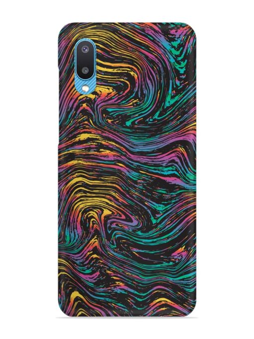 Abstract Liquid Colors Snap Case for Samsung Galaxy M02 Zapvi