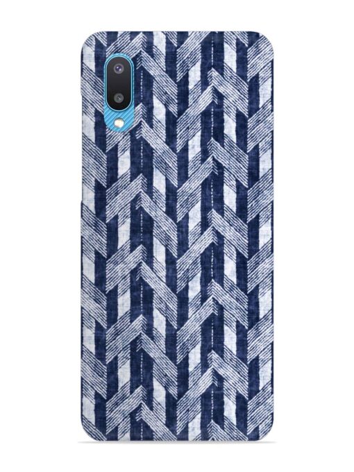 Abstract Herringbone Motif Snap Case for Samsung Galaxy M02 Zapvi